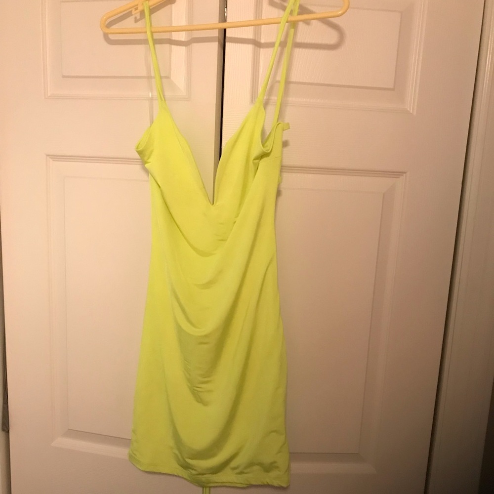 Neon green Privy dress